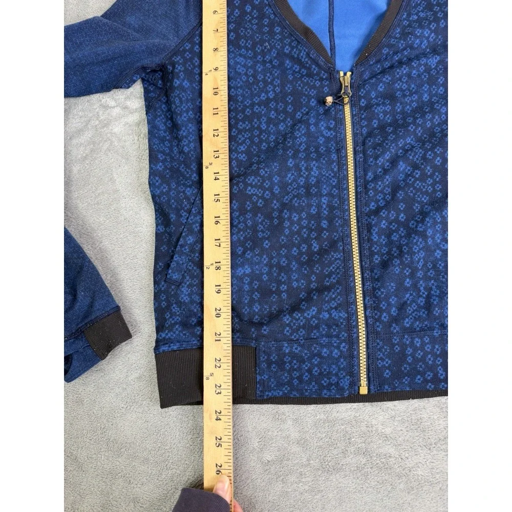 Lululemon H'Om Run Jacket Women's Size 4 Blue Full Zip